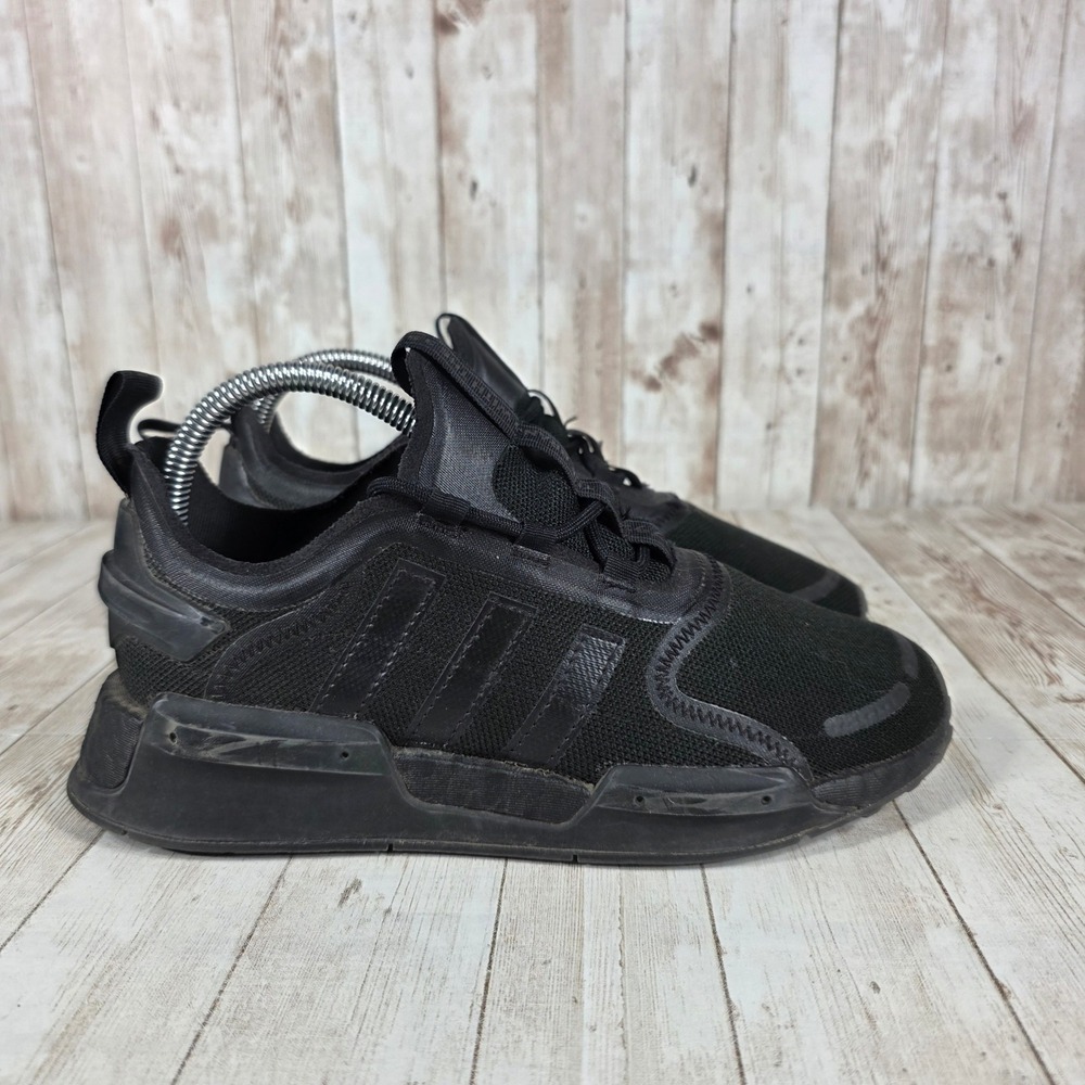Adidas NMD R1 Black Mesh Athletic Sneakers Shoes Women's Size‎ 7.5